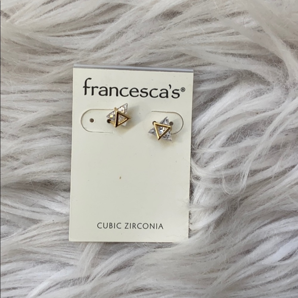 Gold plated earrings